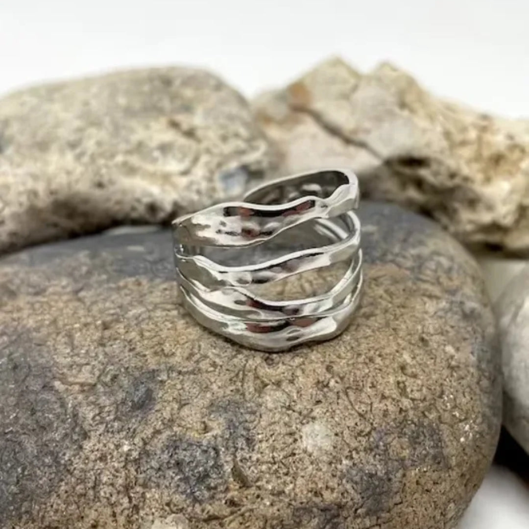 Vintage stříbrný prsten