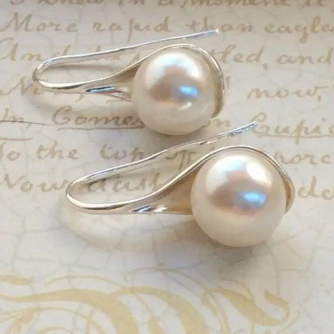 Elegantní náušnice s perlami